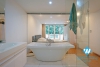 Two bedroom duplex apartment for rent with Hoan Kiem lake view